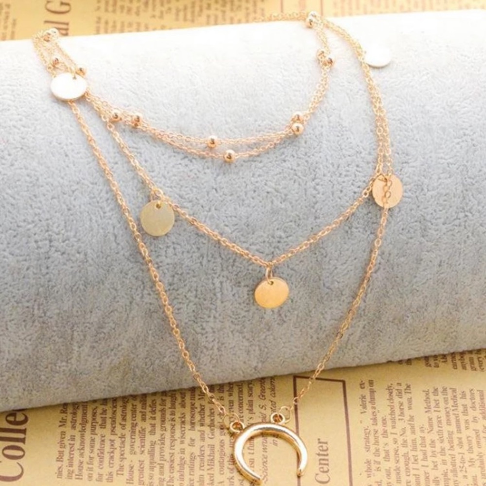 🔴𝟱/$𝟮𝟬🔴𝗖𝗟𝗘𝗔𝗥𝗔𝗡𝗖𝗘 Layered Choker NEW - Picture 7 of 11